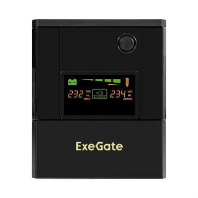 ИБП ExeGate Smart LB-2000.LCD.AVR.4SH EX299821RUS