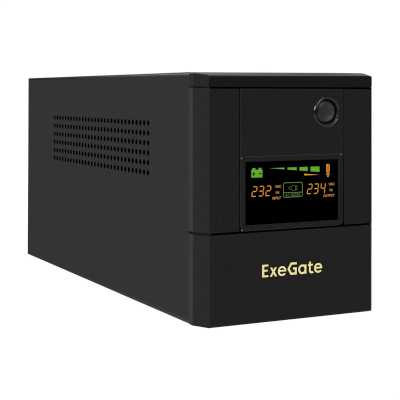 ИБП ExeGate SpecialPro Smart LLB-1000.LCD.AVR.4SH.USB EX299949RUS