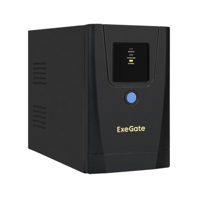 ИБП ExeGate SpecialPro UNB-1000.LED.AVR.1SH.2C13 Черный