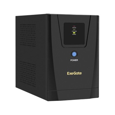 ИБП ExeGate SpecialPro UNB-1200.LED.AVR.2SH.3C13.USB Черный