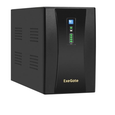 ИБП ExeGate SpecialPro UNB-2000.LED.AVR.1SH.2C13 Черный