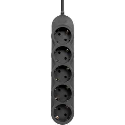 сетевой фильтр Filum FL-SP3-5-1.8M-BL2-UPS черный
