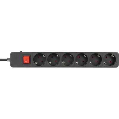 сетевой фильтр Filum FL-SP6-1.8M-16 черный