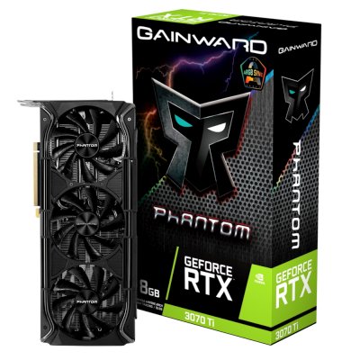 видеокарта Gainward nVidia GeForce RTX 3070 Ti Phantom 8Gb NED307T019P2-1047M