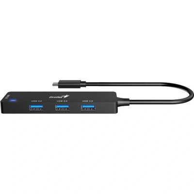 разветвитель USB Genius UH-400 Black черный