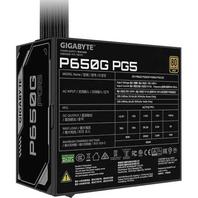блок питания GigaByte 650W GP-P650G PG5 Черный