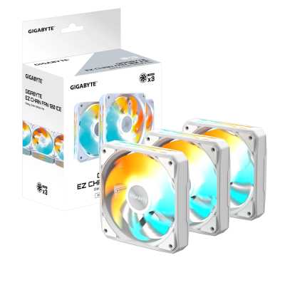 кулер GigaByte Aorus EZ Chain Fan 120 GP-GBT EZFAN1203 ICE Белый