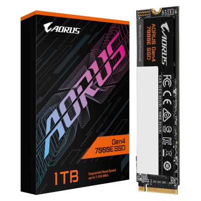 SSD диск GigaByte Aorus Gen4 7000E 1Tb AG470E1TB Черный