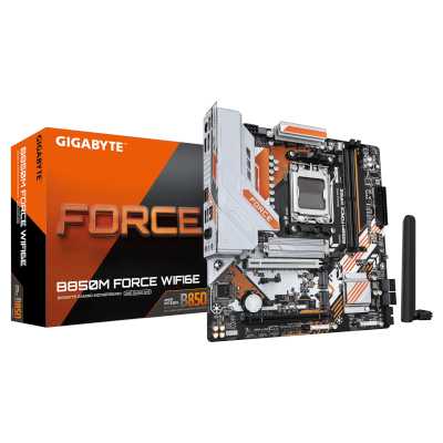 материнская плата GigaByte B850M Force WIFI6E Черный