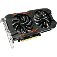 видеокарта GigaByte nVidia GeForce GTX 1050 Ti 4Gb GV-N105TWF2OC-4GD