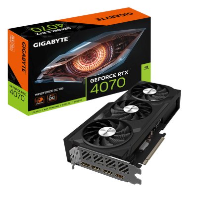 видеокарта GigaByte nVidia GeForce RTX 4070 12Gb GV-N4070WF3OC-12GD