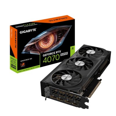 видеокарта GigaByte nVidia GeForce RTX 4070 Super 12Gb GV-N407SWF3-12GD