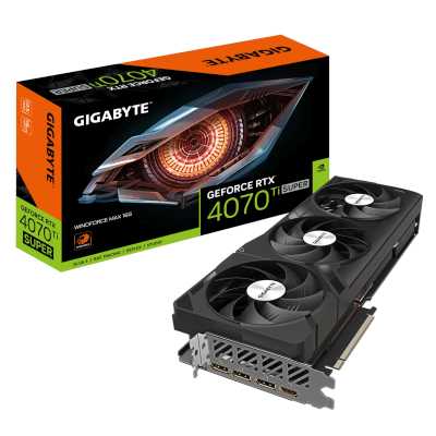 видеокарта GigaByte nVidia GeForce RTX 4070 Ti Super 16Gb GV-N407TSWF3MAX-16GD