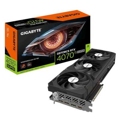видеокарта GigaByte nVidia GeForce RTX 4070 Ti Super 16Gb GV-N407TSWF3MAX OC-16GD