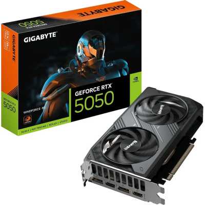 видеокарта GigaByte nVidia GeForce RTX 5050 8Gb GV-N5050WF2-8GD Черный