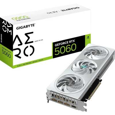 видеокарта GigaByte nVidia GeForce RTX 5060 8Gb GV-N5060AERO OC-8GD 1.0