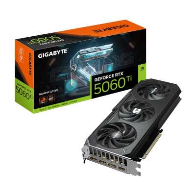 видеокарта GigaByte nVidia GeForce RTX 5060 Ti 8Gb GV-N506TGAMING OC-8GD 1.0