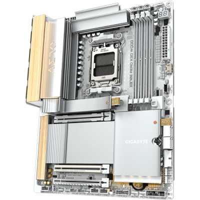 материнская плата GigaByte X870E Aero X3D Wood Черный