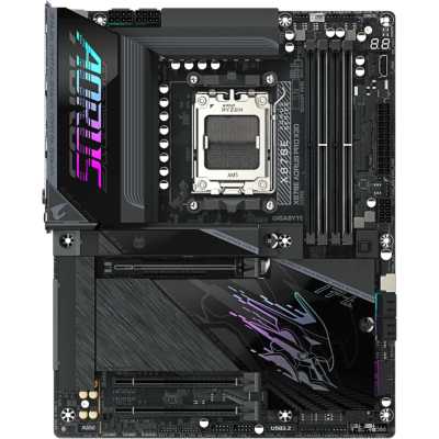 материнская плата GigaByte X870E Aorus Pro X3D Черный