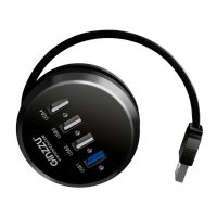разветвитель USB Ginzzu GR-314UB черный