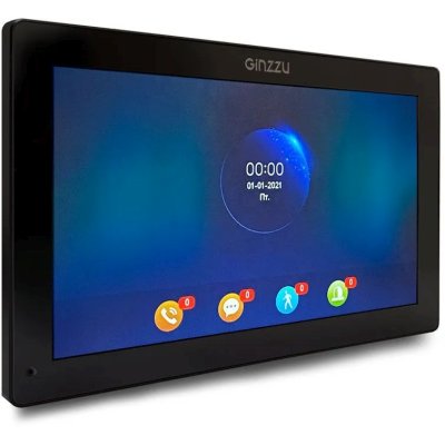 видеодомофон Ginzzu MPI-1002 Black
