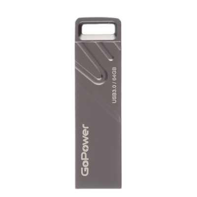 флешка GoPower 64GB 00-00025967 Серый