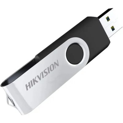 флешка HikVision M200S 64GB HS-USB-M200S/64G Black Черный, серебристый