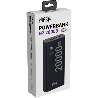 внешний аккумулятор Hiper EP 20000 Black