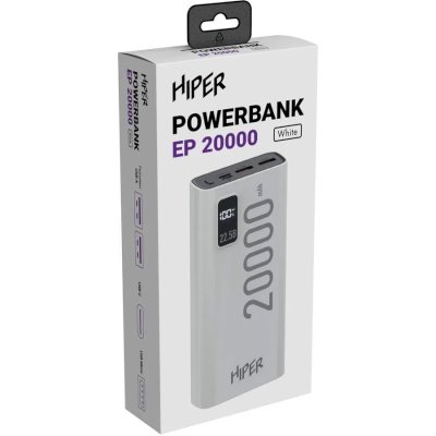внешний аккумулятор Hiper EP 20000 White