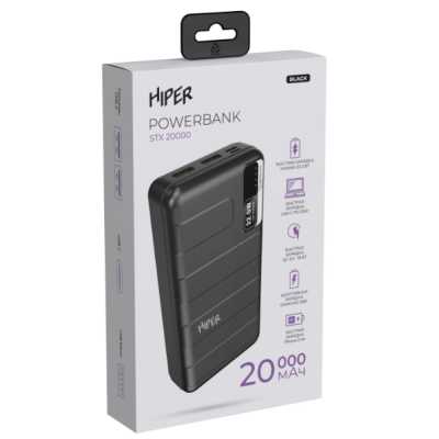 внешний аккумулятор Hiper STX 20000 Black