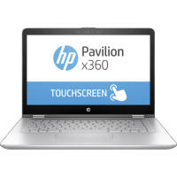 ноутбук HP Pavilion x360 14-ba103ur Серебристый