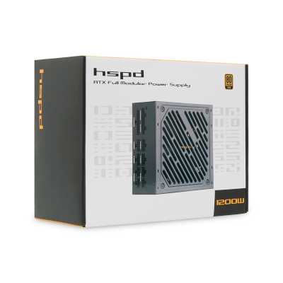 блок питания HSPD 1200W HST-1200GF-BK Черный