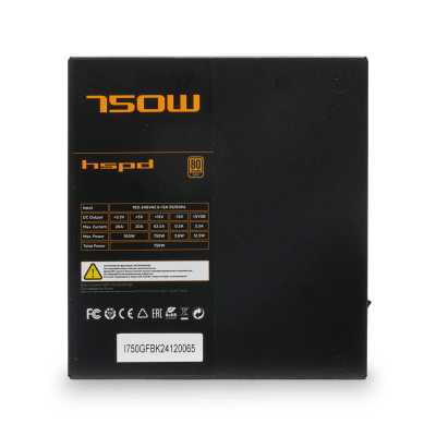 блок питания HSPD 750W HSI-750GF-BK Черный