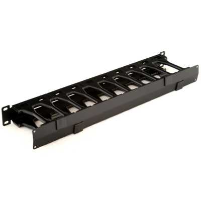 кабельный органайзер Hyperline CMF-1U-FPL106-MCOV-RAL9005