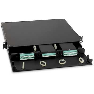 патч-панель Hyperline FO-19BX-1U-D1-3xSLT-W120H32-EMP