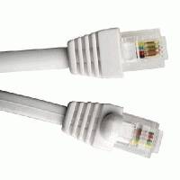 Hyperline PCM-RJ12-RJ12-10M-WH