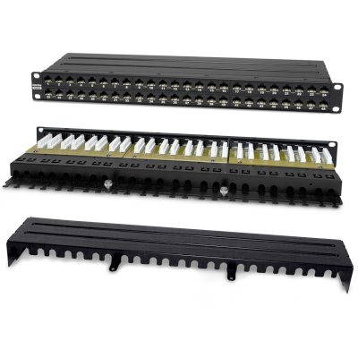 патч-панель Hyperline PPHD-19-48-8P8C-C6A-110D
