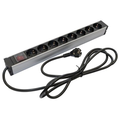 блок розеток Hyperline SHZ19-8SH-S-2.5EU