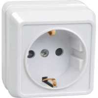 розетка силовая IEK Октава ERO11-K01-16-DC Белый