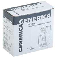 выключатель дифференциальный (УЗО) IEK ВД1-63 2Р 63А 30мА Generica MDV15-2-063-030