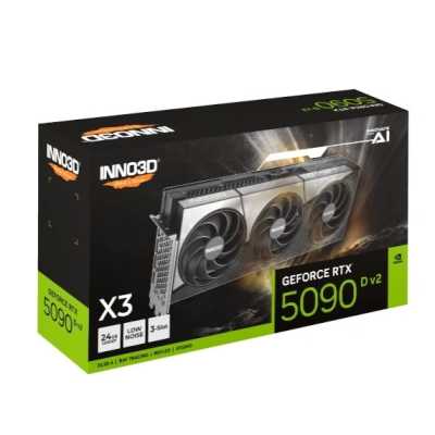 видеокарта Inno3D nVidia GeForce RTX 5090 D v2 Midnight X3 24Gb Z509DV2-24D7-17593928 Черный