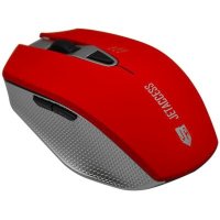 мышь Jet.A Comfort OM-U60G Red Красный-серый