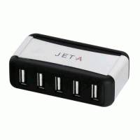разветвитель USB Jet.A Sehu JA-UH4 черный