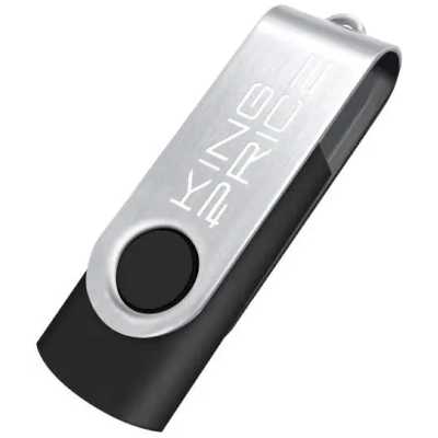 флешка KingPrice 16GB KPFD2A016ABK Черный, серебристый