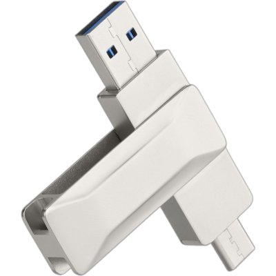 флешка KingSpec 256GB US1-256 Серый