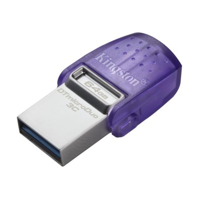 флешка Kingston 64GB DTDUO3CG3/64GB Фиолетовый