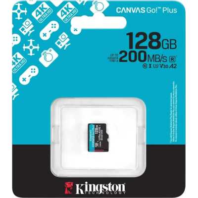 карта памяти Kingston Canvas Go! Plus 128GB SDCG4/128GBSP