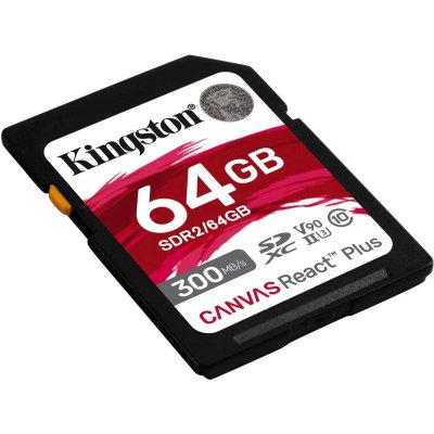 карта памяти Kingston Canvas React Plus 64GB SDR2/64GB