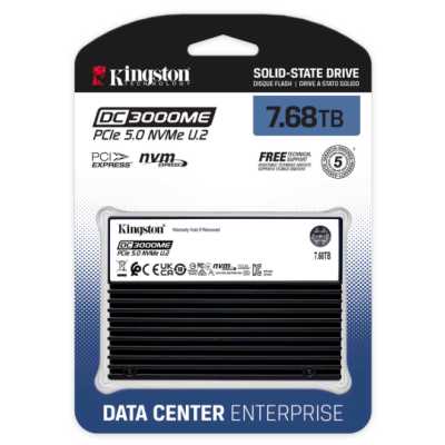 SSD диск Kingston DC3000ME 7.68Tb SEDC3000ME/7T6 Черный