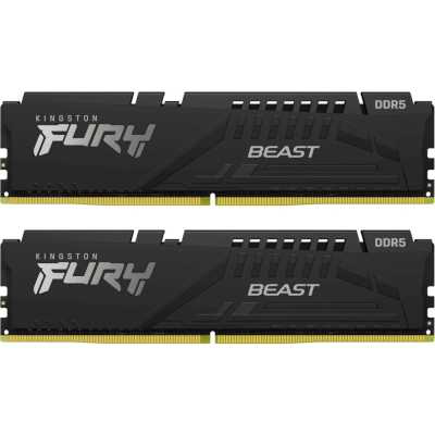 оперативная память Kingston Fury Beast Black KF556C40BBK2-128
